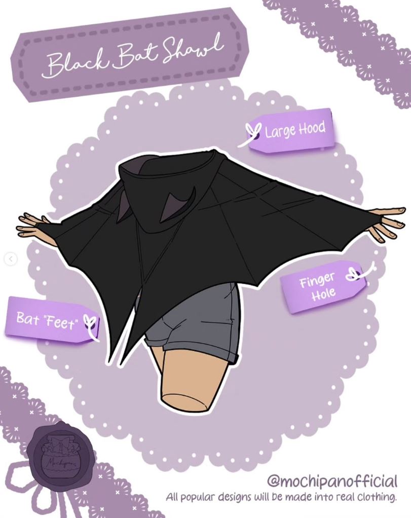 (Interest Check) Bat Shawl