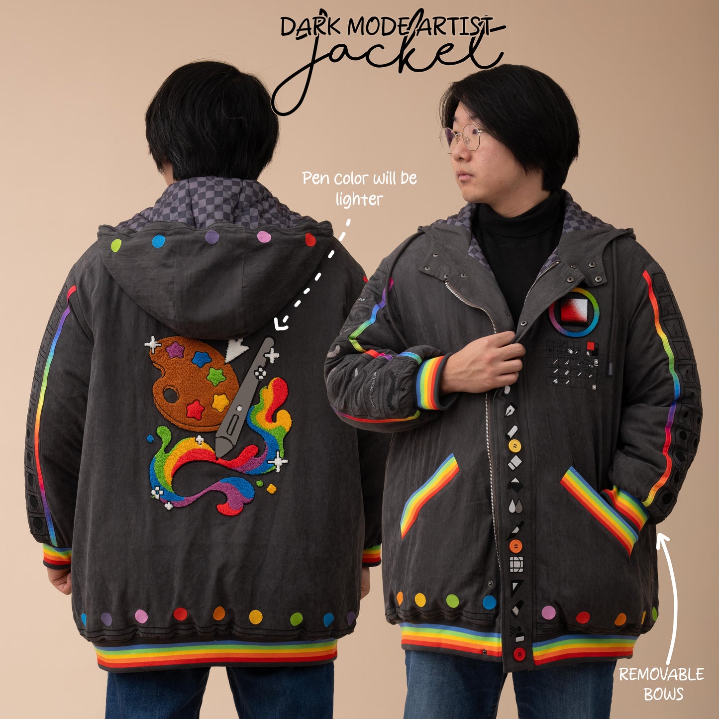 (Pre-Order Round #2 CLOSED) Dark Mode Artist Jacket (Estimated Shipping Date October 20th)