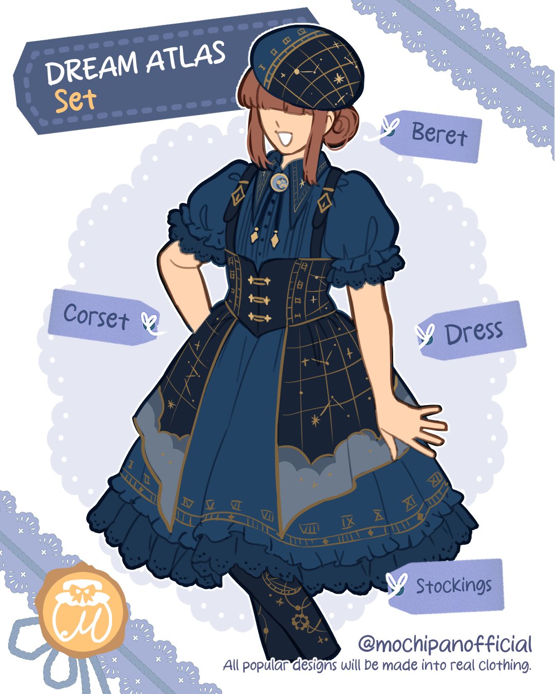 (Interest Check) Dream Atlas Dress Set