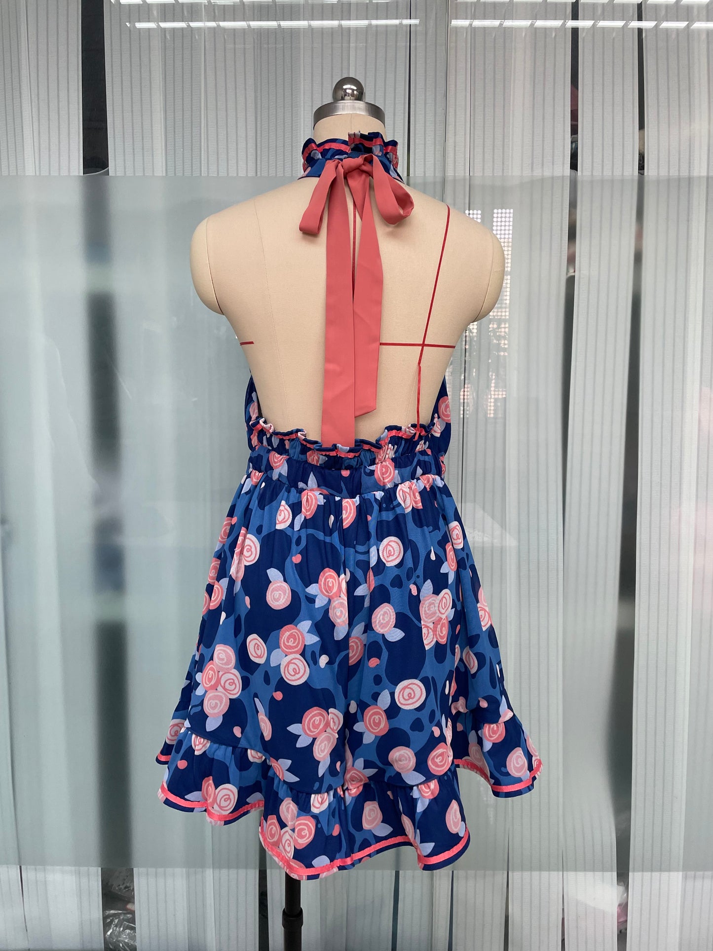 Ocean Roses Romper