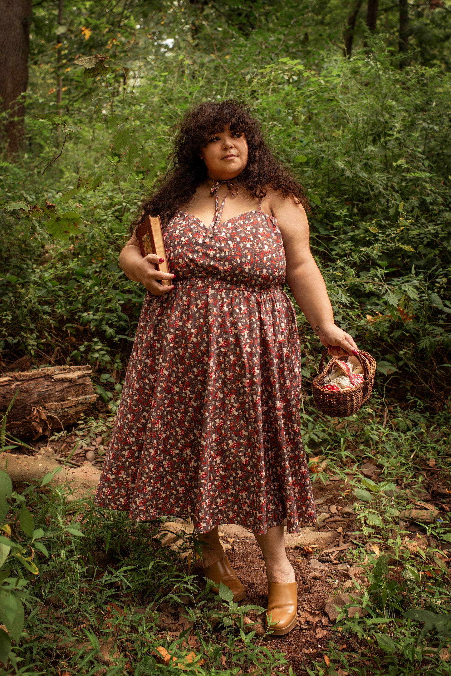 (Interest Check) Mushroom Picnic Dress (Coming September 15th) - Mochipan