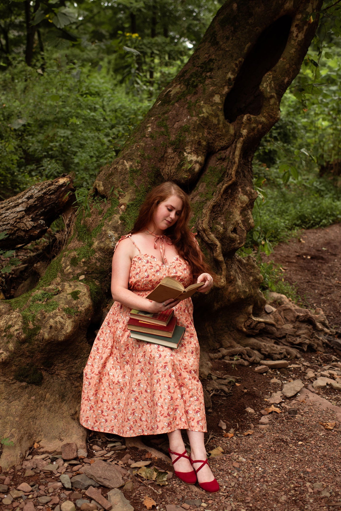 (Interest Check) Mushroom Picnic Dress (Coming September 15th) - Mochipan