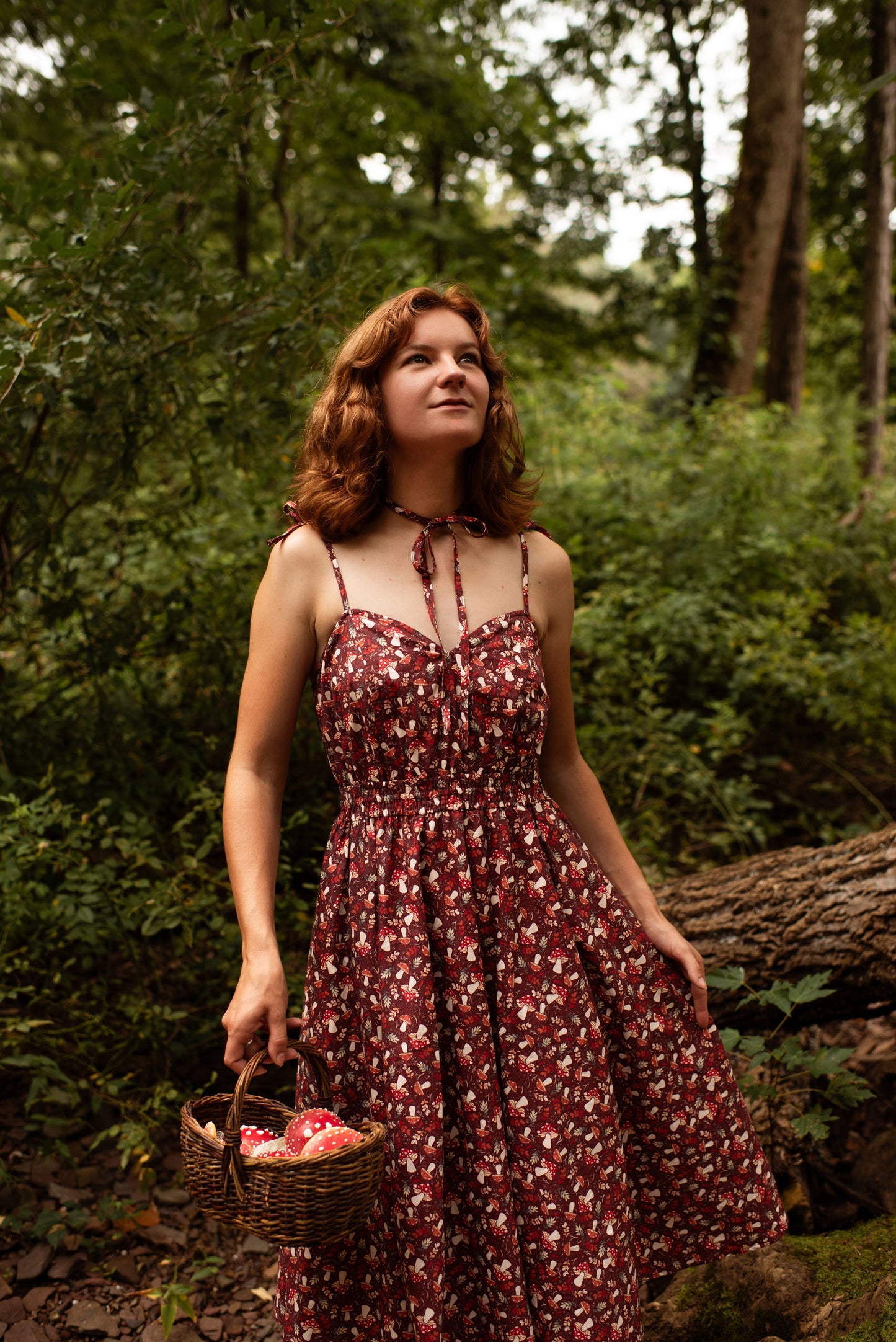 (Interest Check) Mushroom Picnic Dress (Coming September 15th) - Mochipan