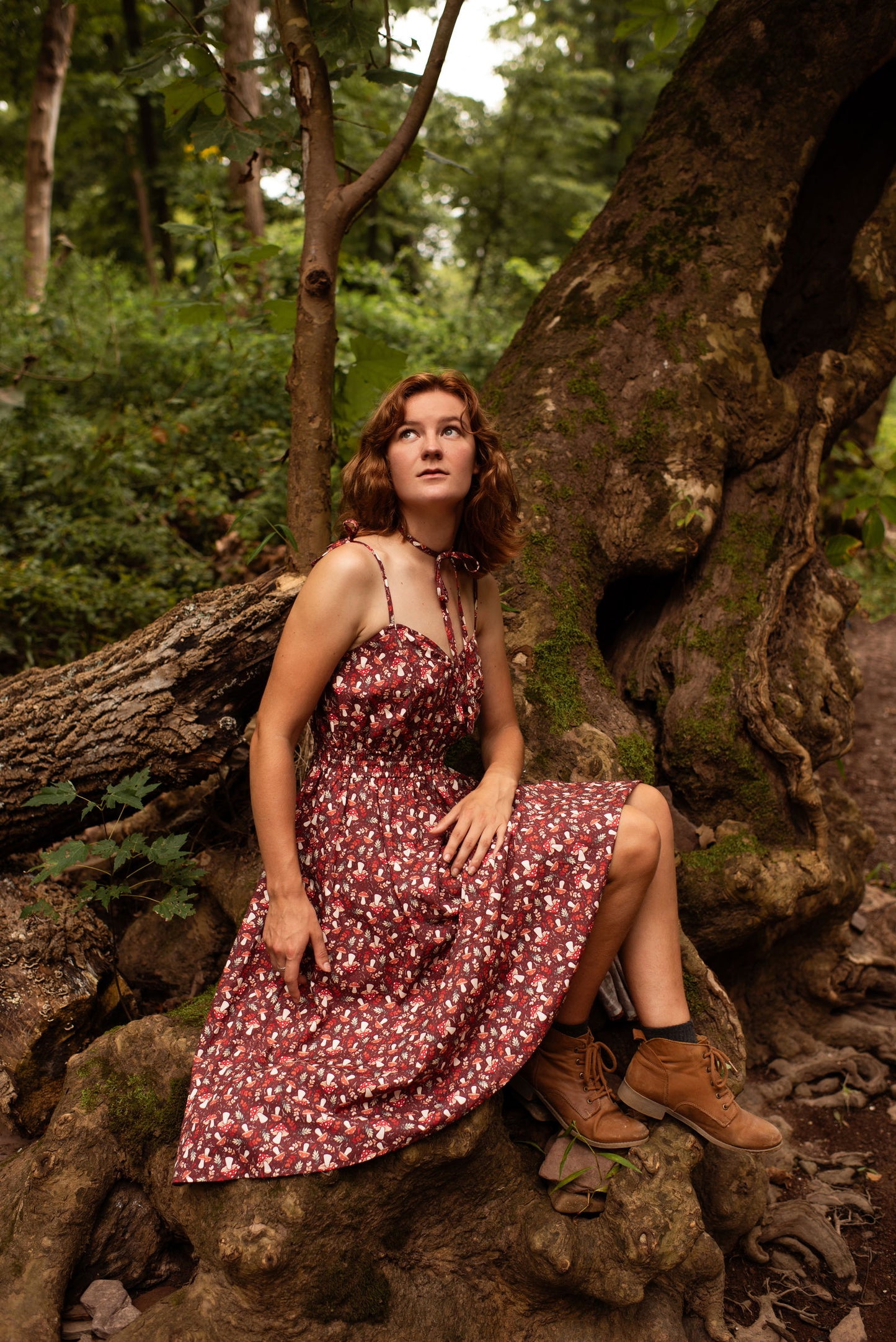 (Interest Check) Mushroom Picnic Dress (Coming September 15th) - Mochipan