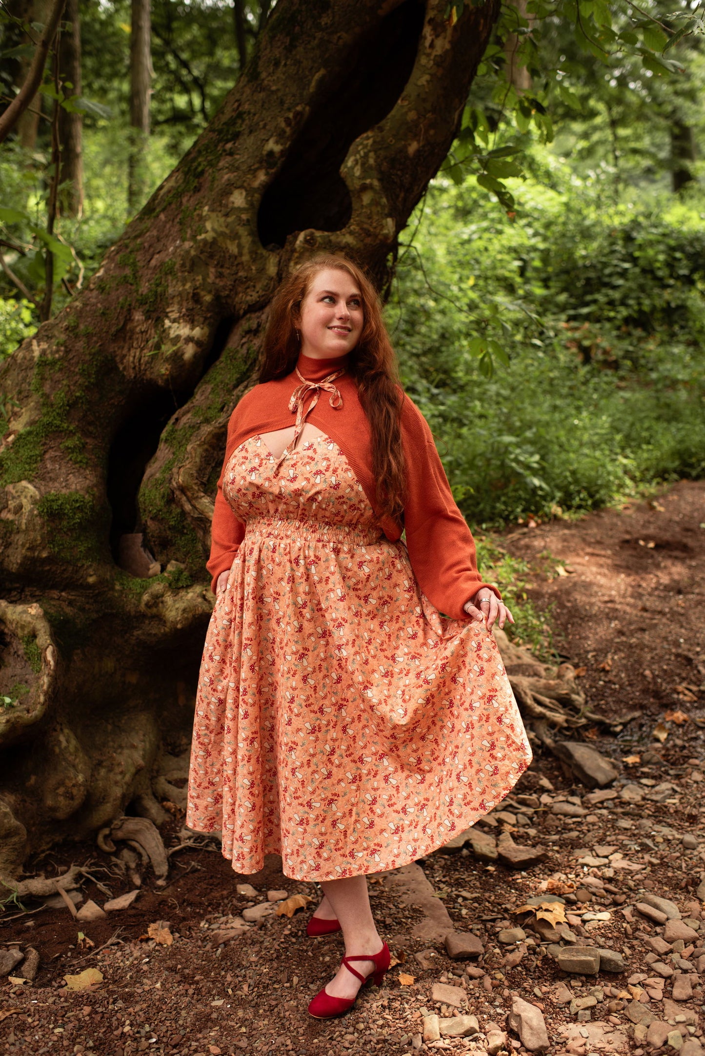 (Interest Check) Mushroom Picnic Dress (Coming September 15th) - Mochipan