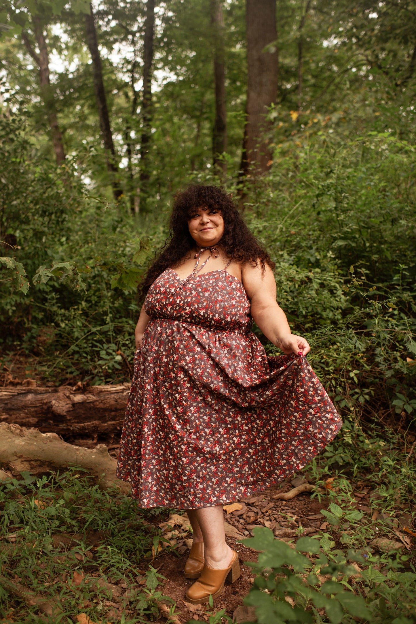 (Interest Check) Mushroom Picnic Dress (Coming September 15th) - Mochipan