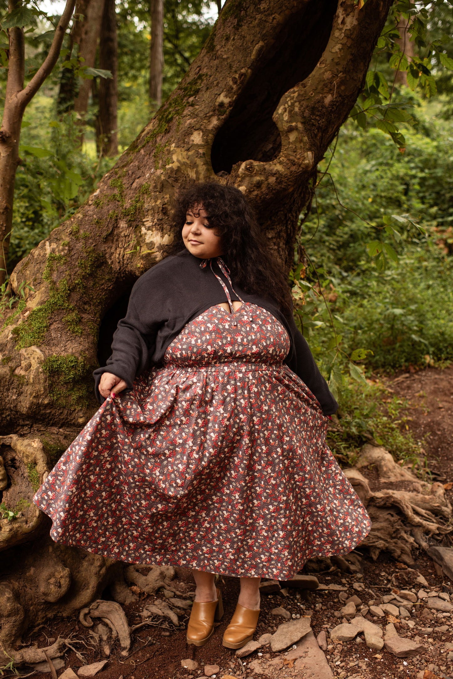 (Interest Check) Mushroom Picnic Dress (Coming September 15th) - Mochipan