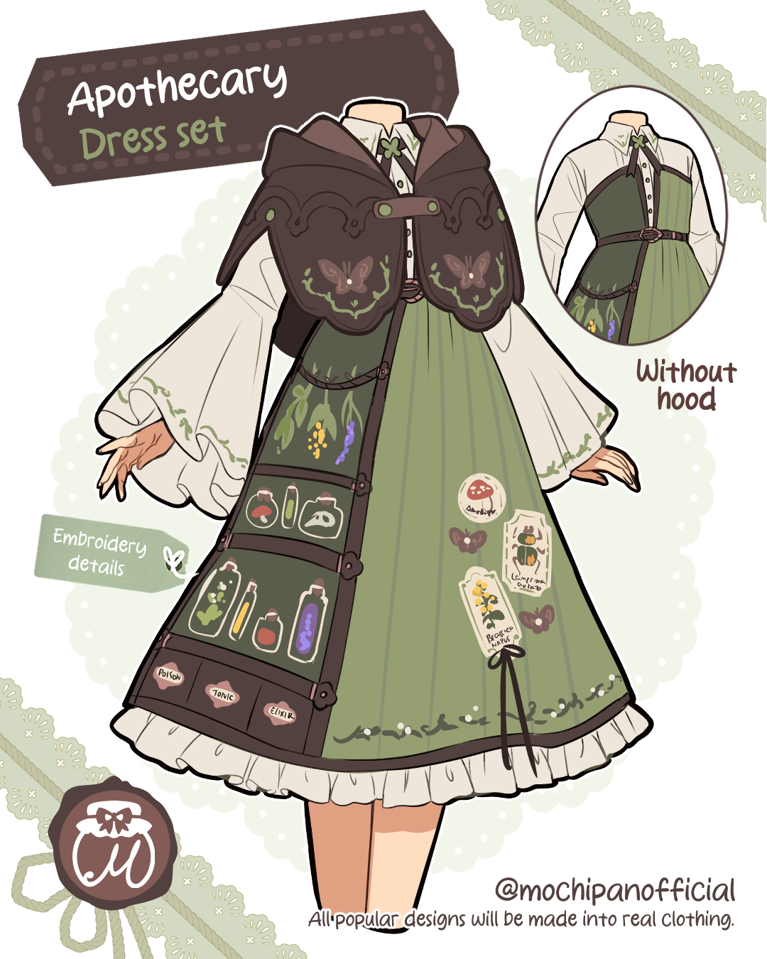 (Pre-Sample Pre-Order™) Apothecary Dress (Estimated Shipping Spring 2026)