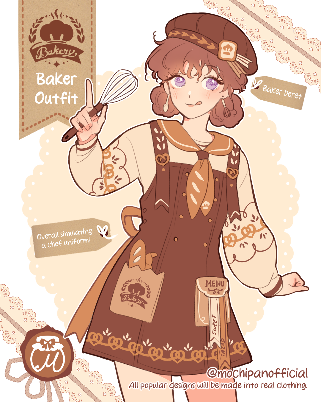 (Pre-Order CLOSED) Baker's Overalls Dress (100% Cotton) (Estimated Shipping Dec 15th)