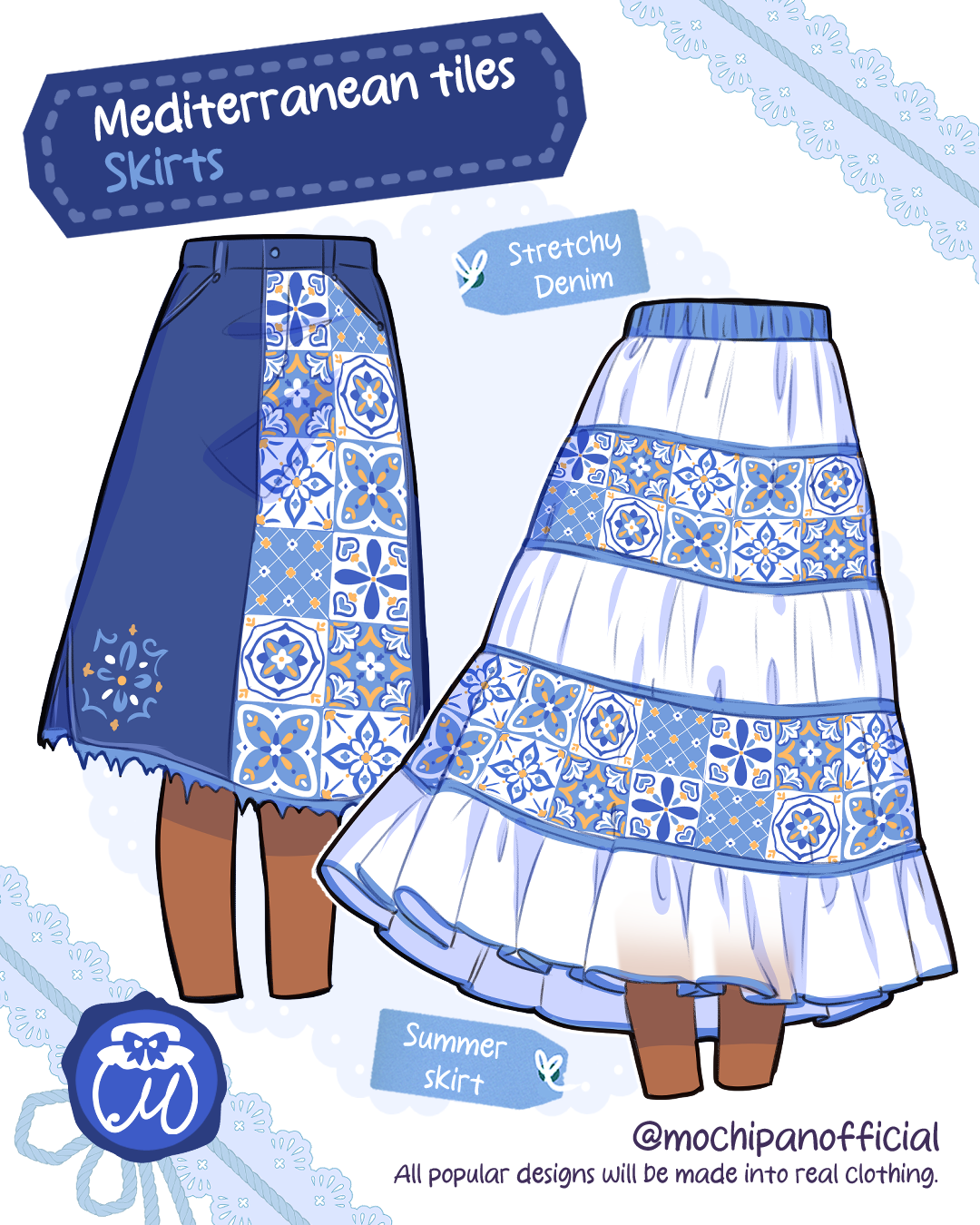 (Interest Check) Mediterranean Tiles Skirt