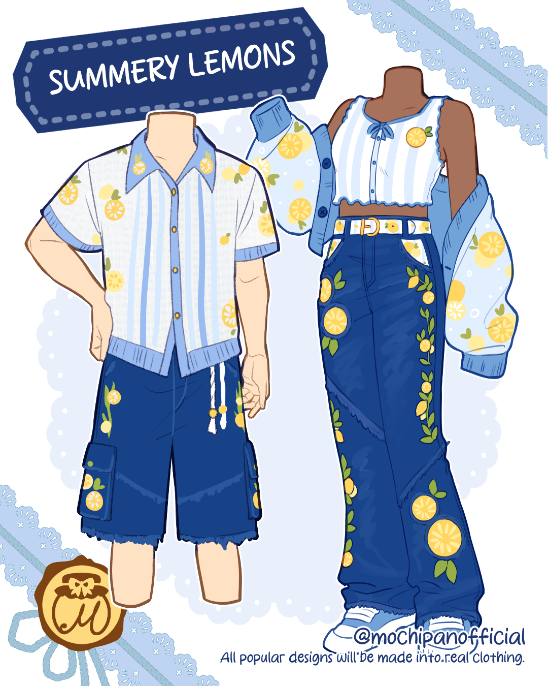 (Interest Check) Summery Lemons Masc & Femme Outfits