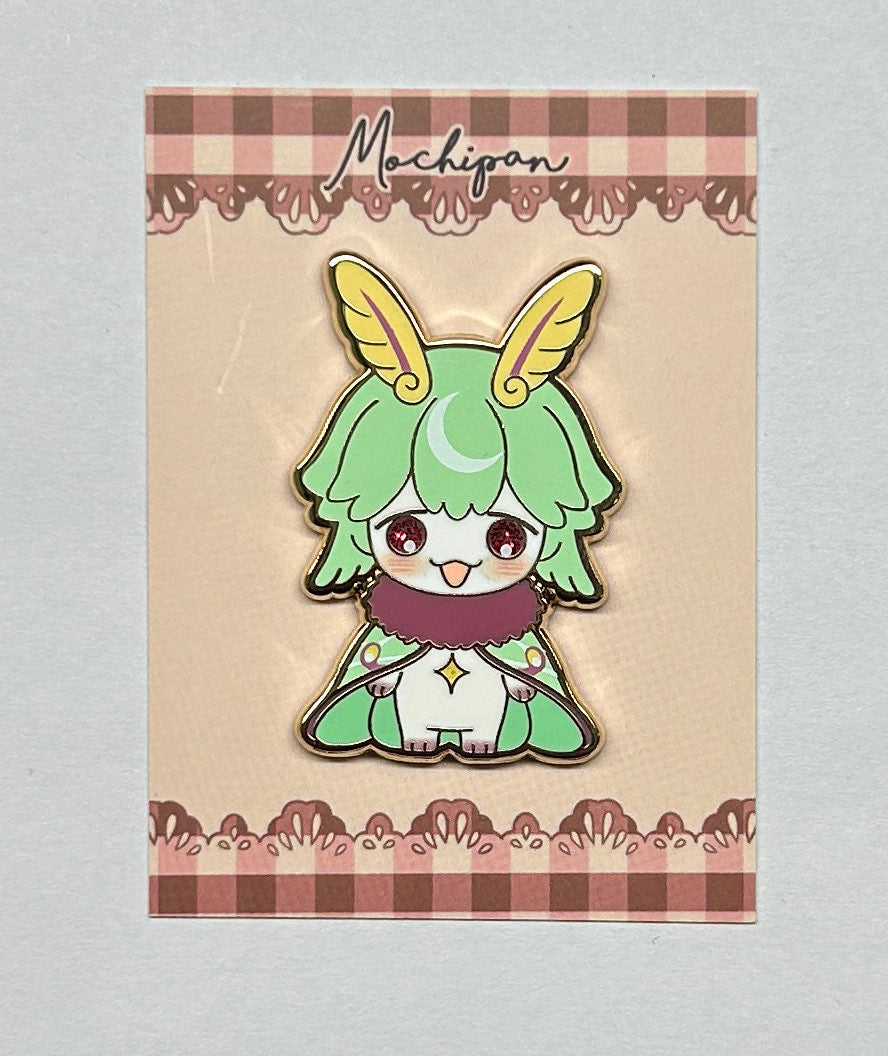 Luna Moth Creature Pin