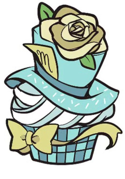 Mad Hatter Cupcake Pin