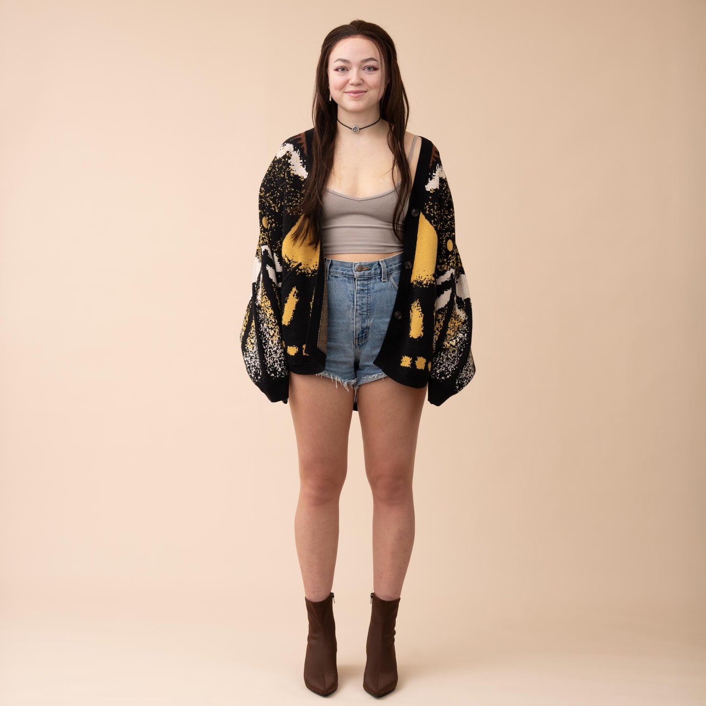 Death's Head Moth Cardigan (Next Restock in Oct-Nov 2025)