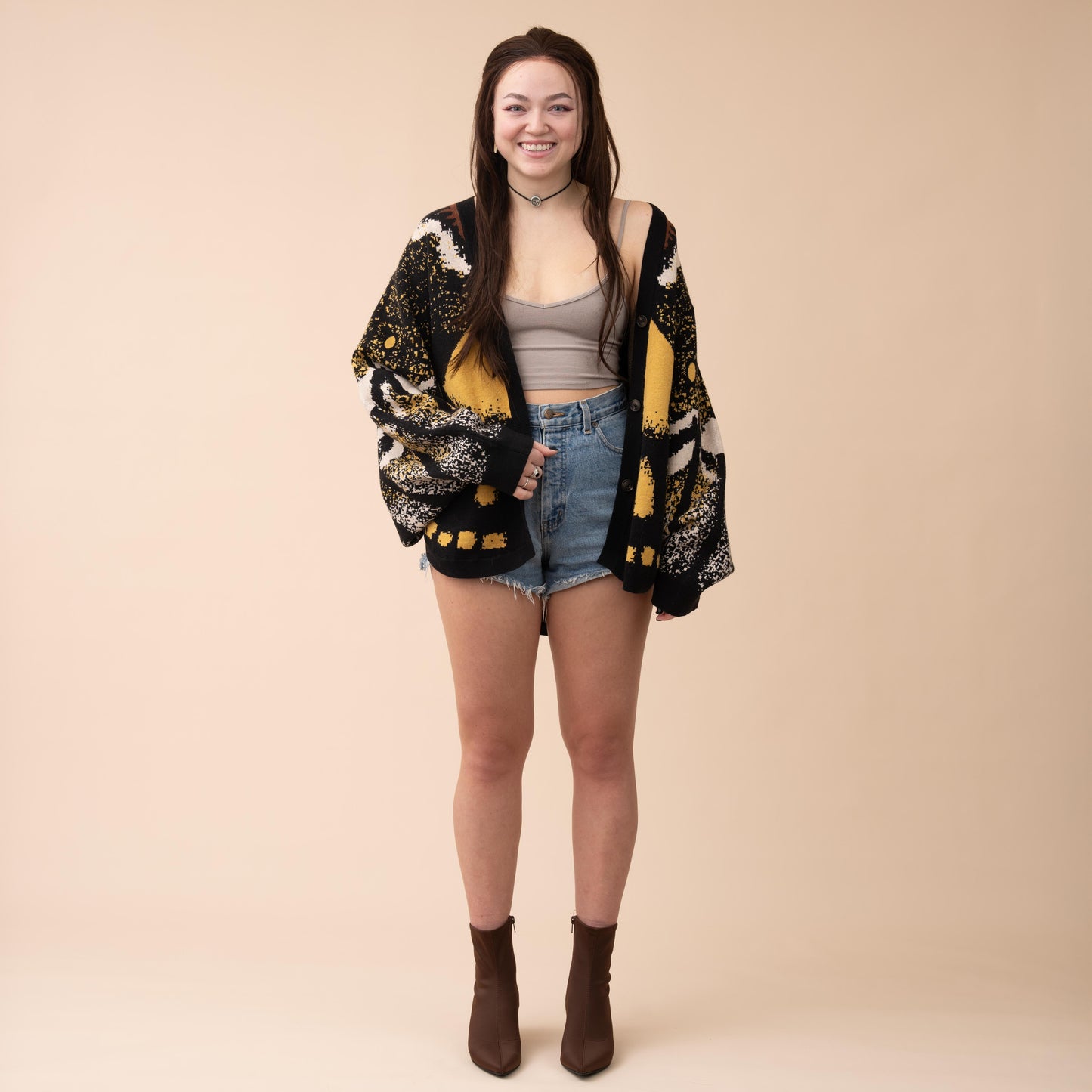 Death's Head Moth Cardigan (Next Restock in Oct-Nov 2025)