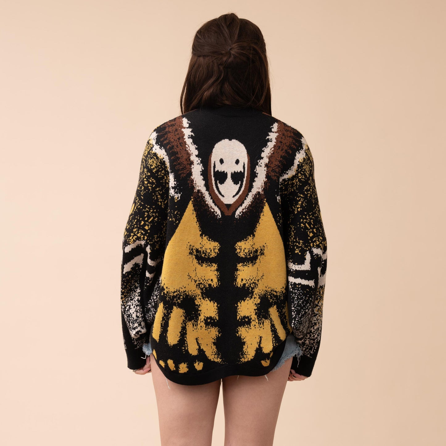 Death's Head Moth Cardigan (Next Restock in Oct-Nov 2025)