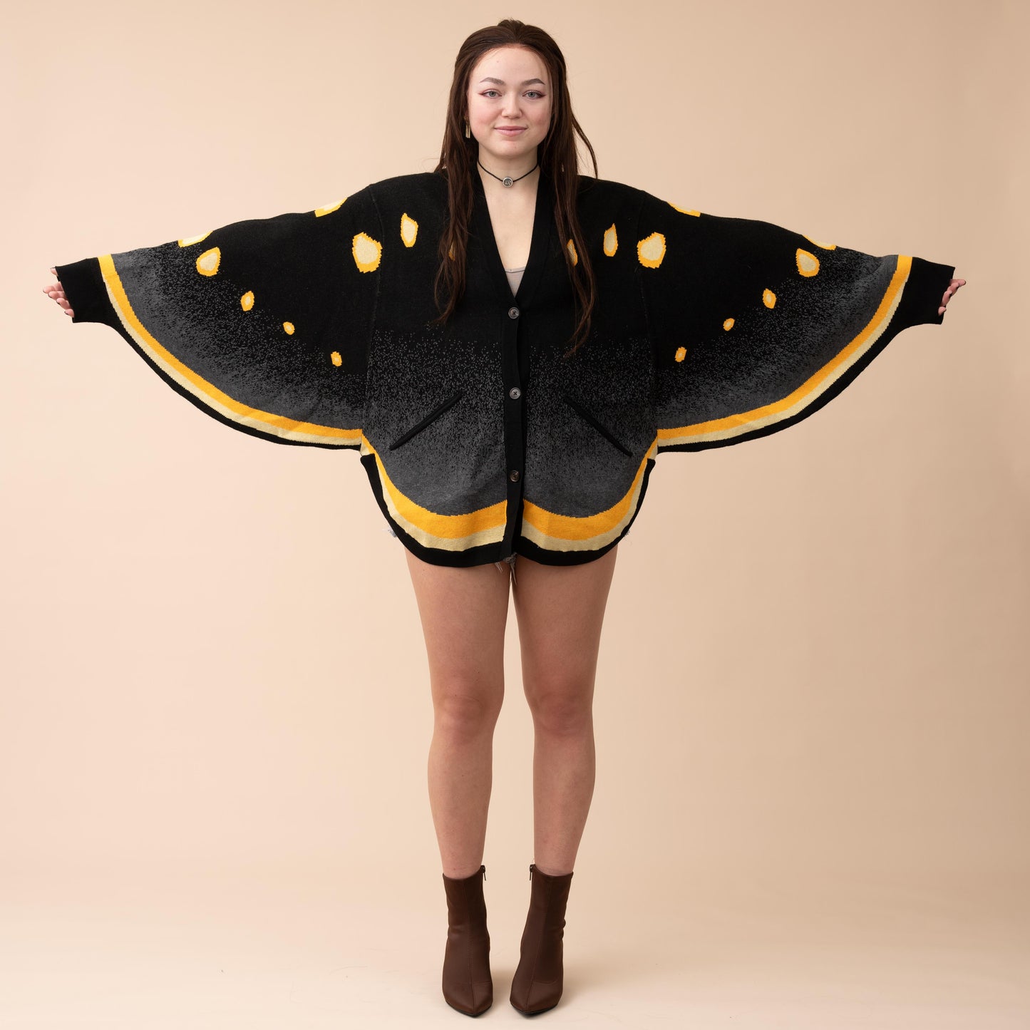 (Pre-Order Round #2 CLOSED) Smoky Emperor Moth Cardigan (Estimated Shipping November 20th)