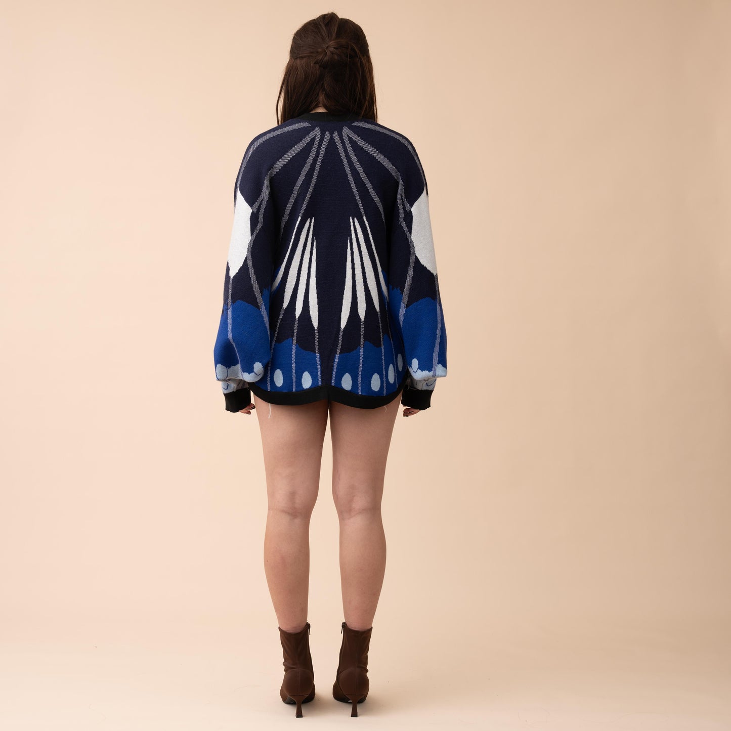 Magpie Crow Butterfly Cardigan