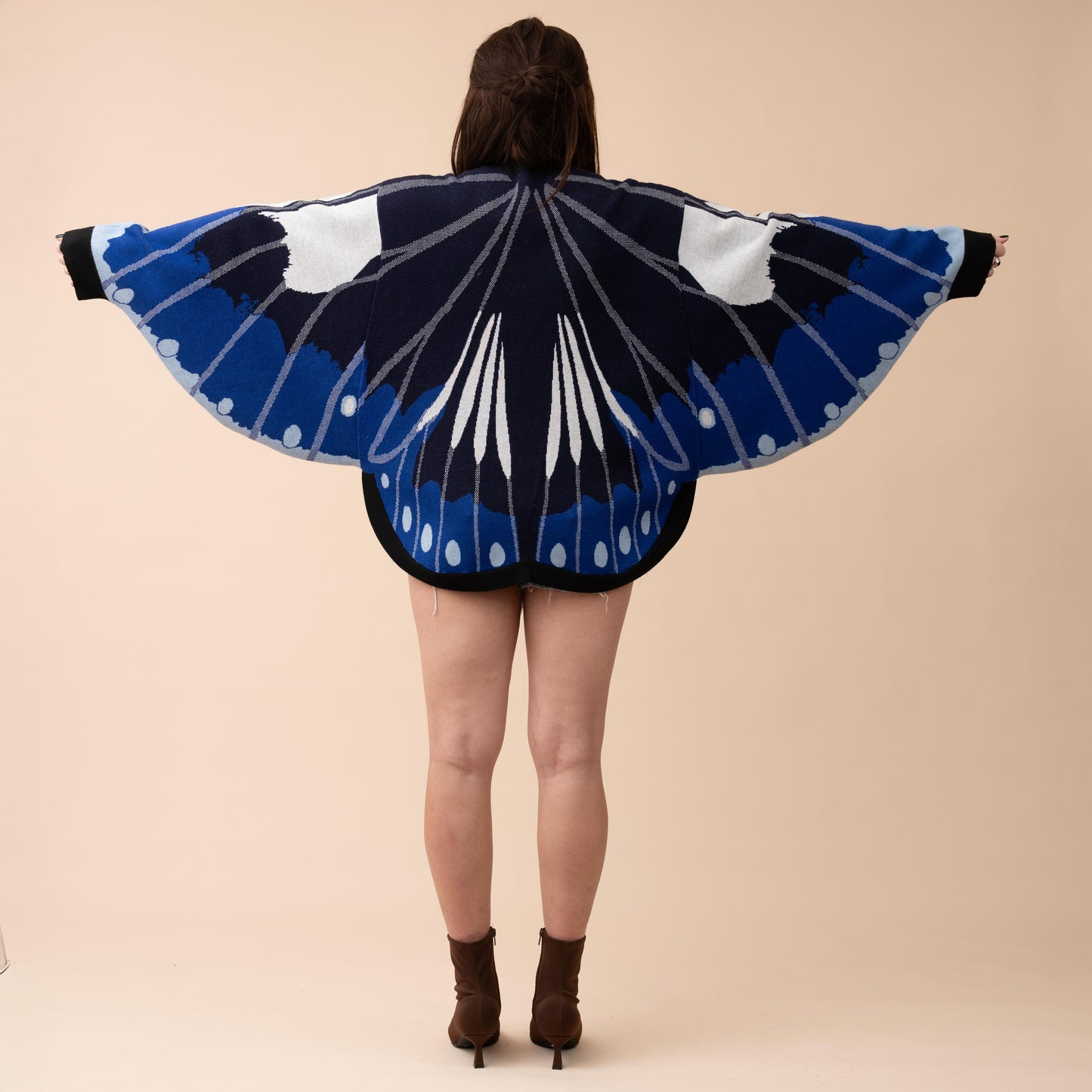 Magpie Crow Butterfly Cardigan