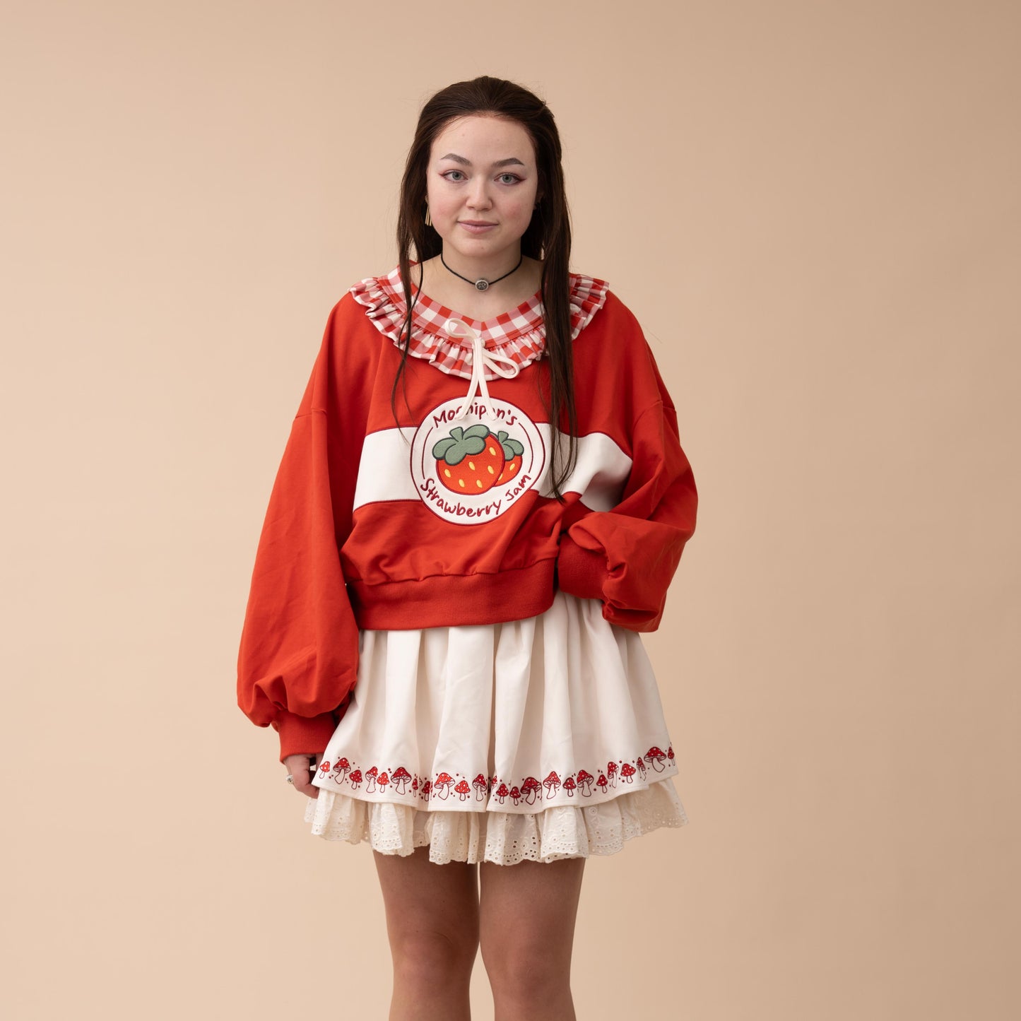 Cropped Strawberry Jam Sweater