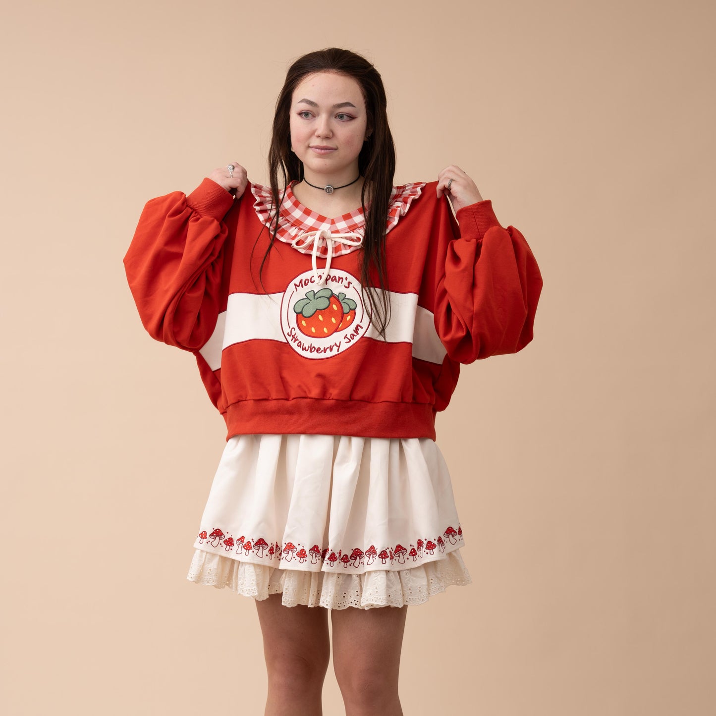 Cropped Strawberry Jam Sweater