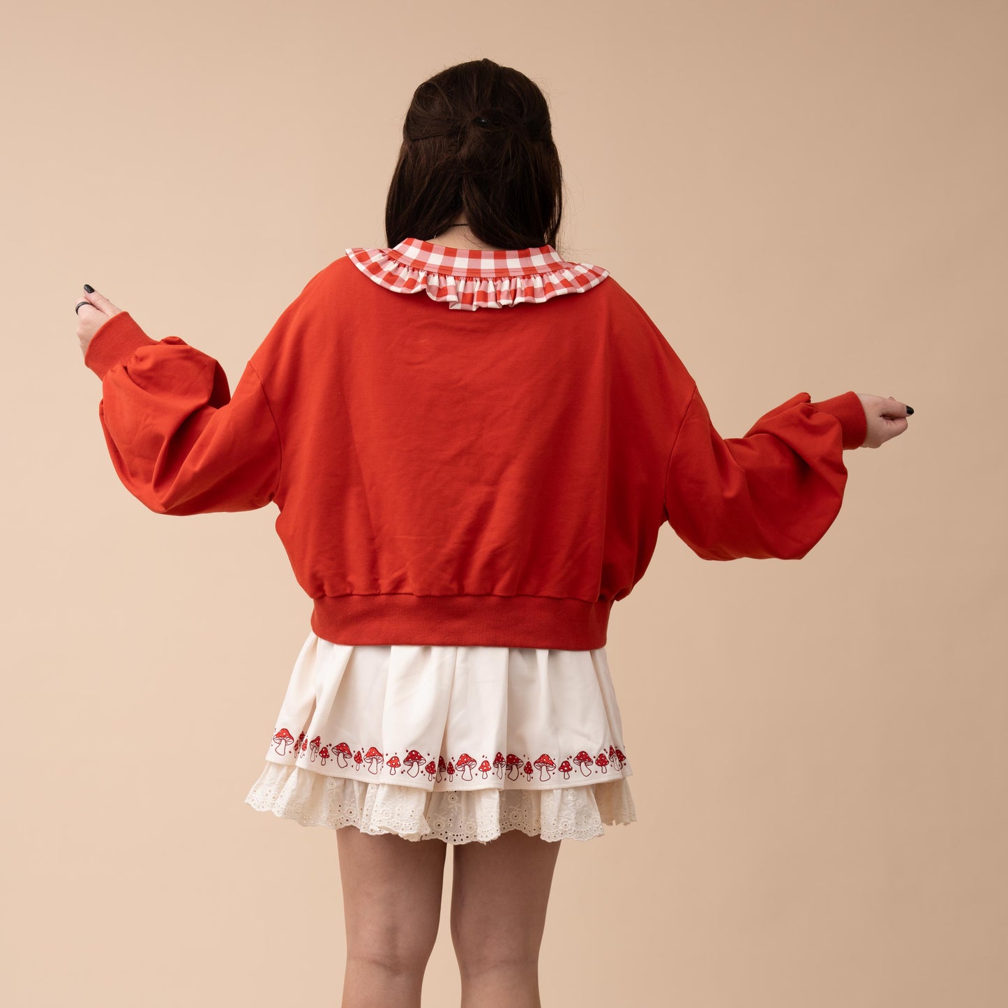 Cropped Strawberry Jam Sweater