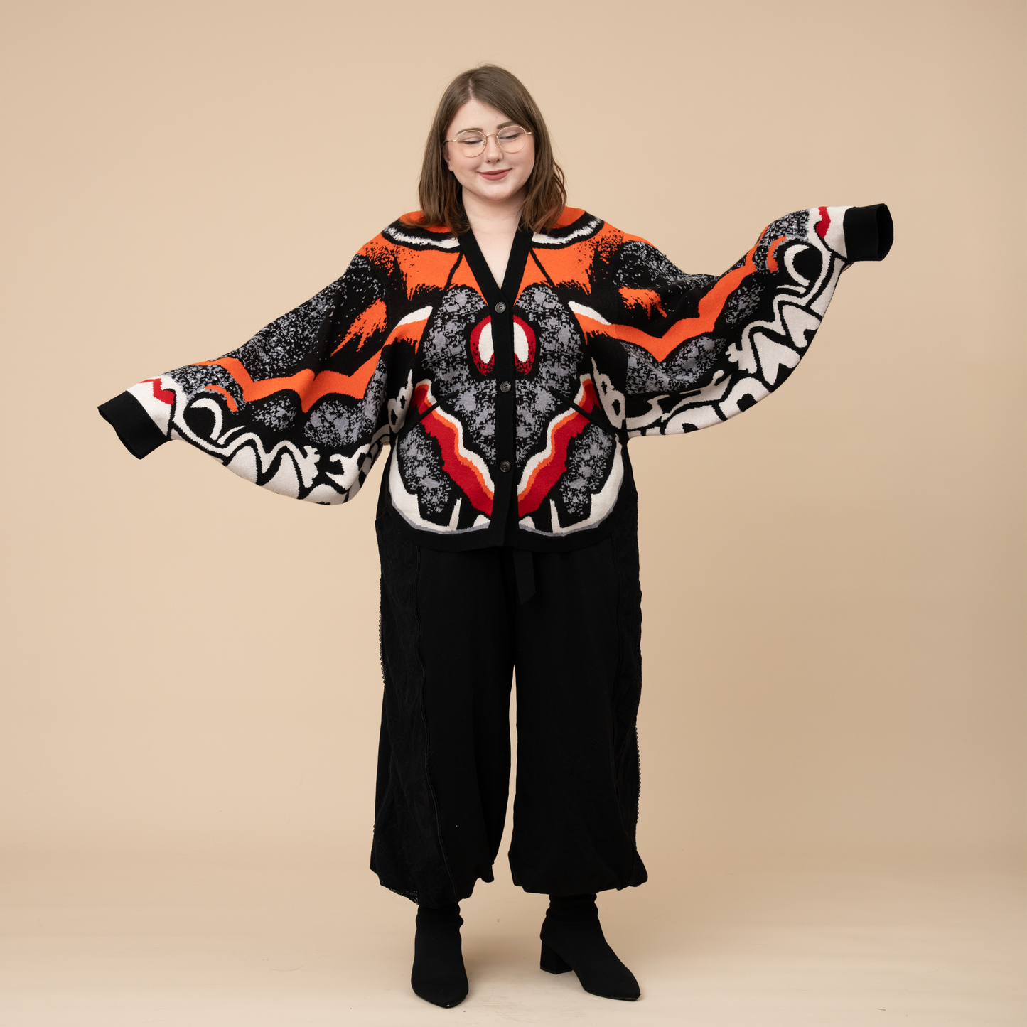 Cecropia Moth Cardigan