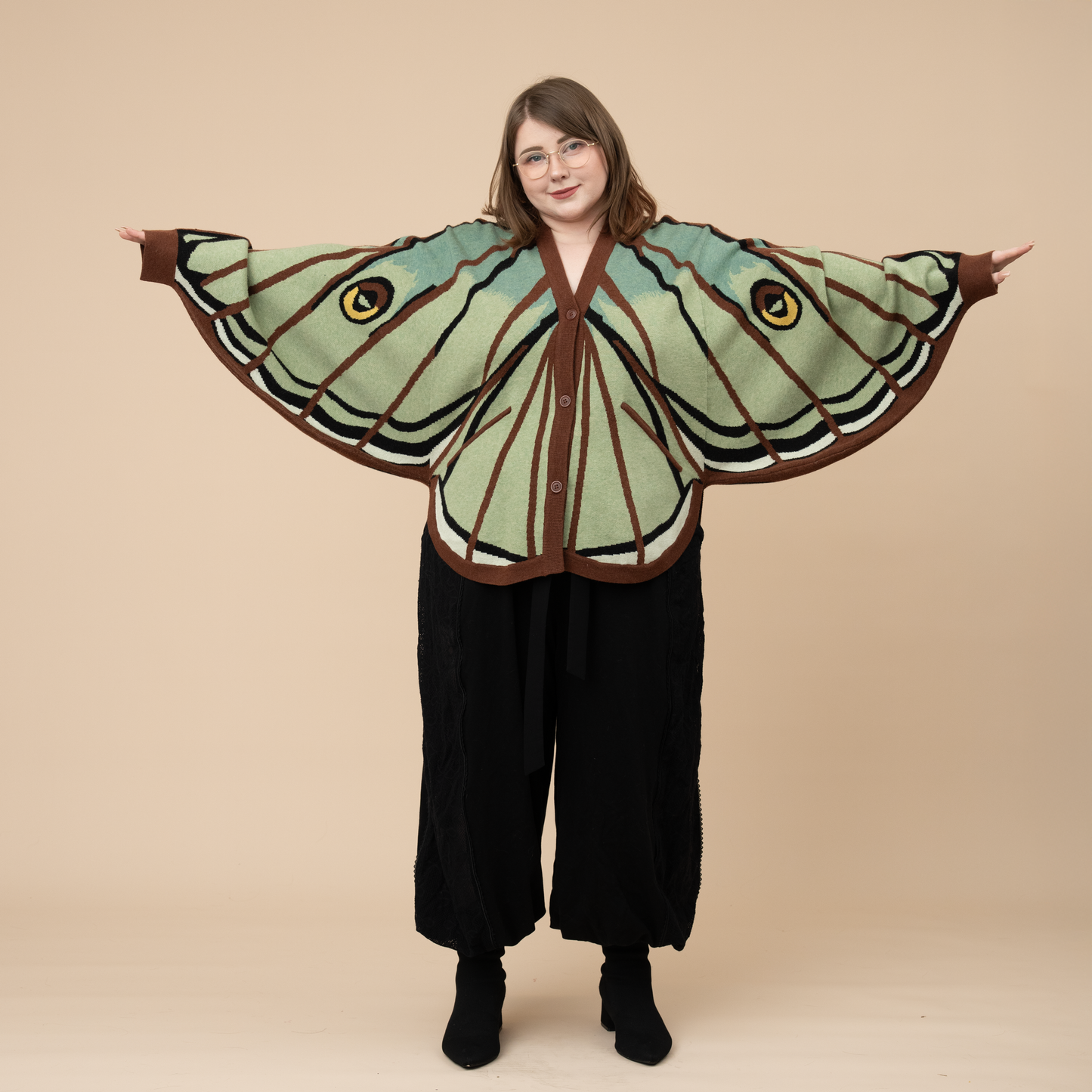 Spanish Moon Moth Cardigan