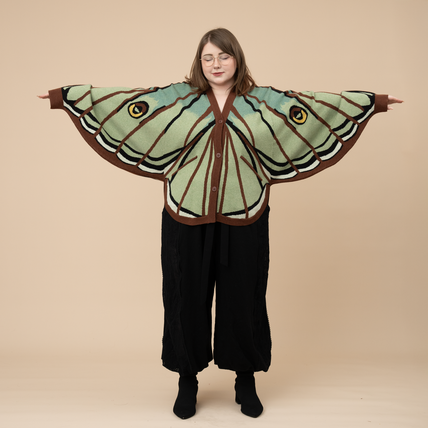 Spanish Moon Moth Cardigan