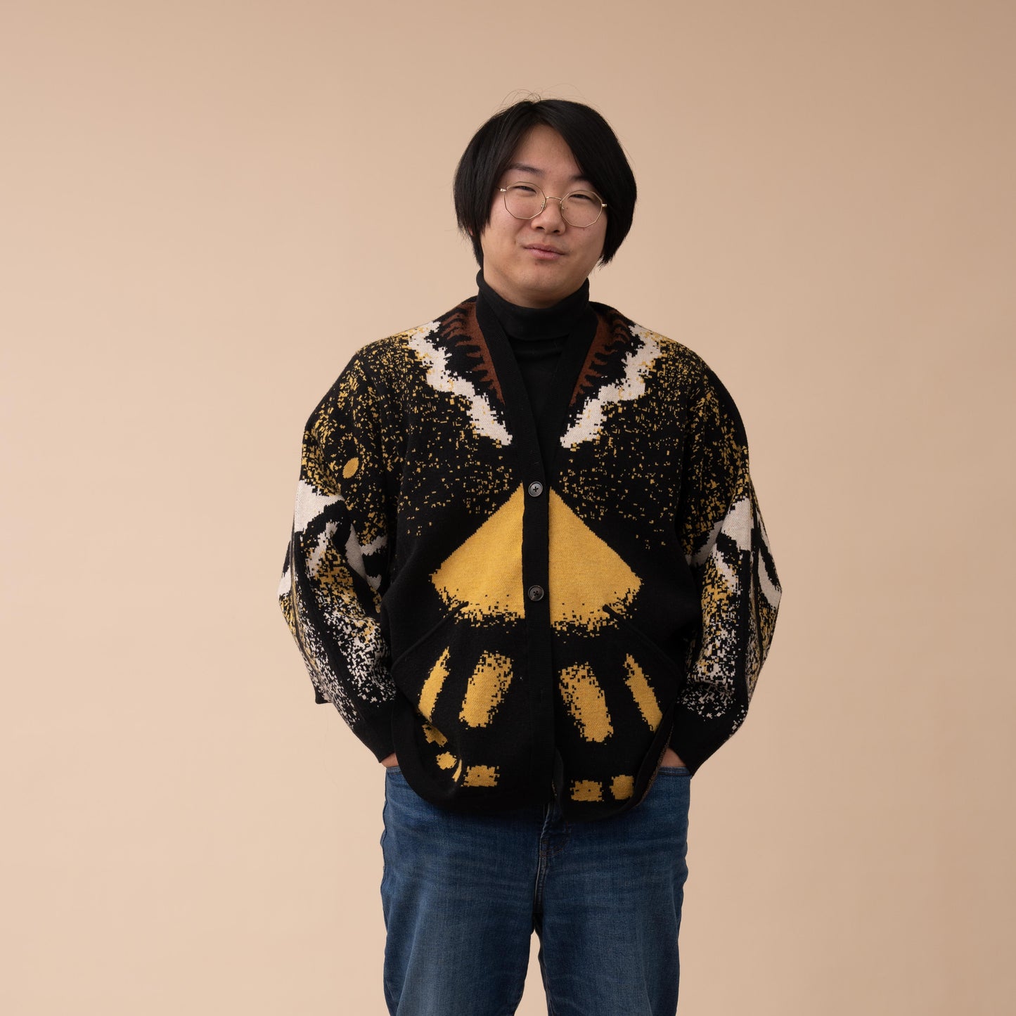 Death's Head Moth Cardigan (Next Restock in Oct-Nov 2025)