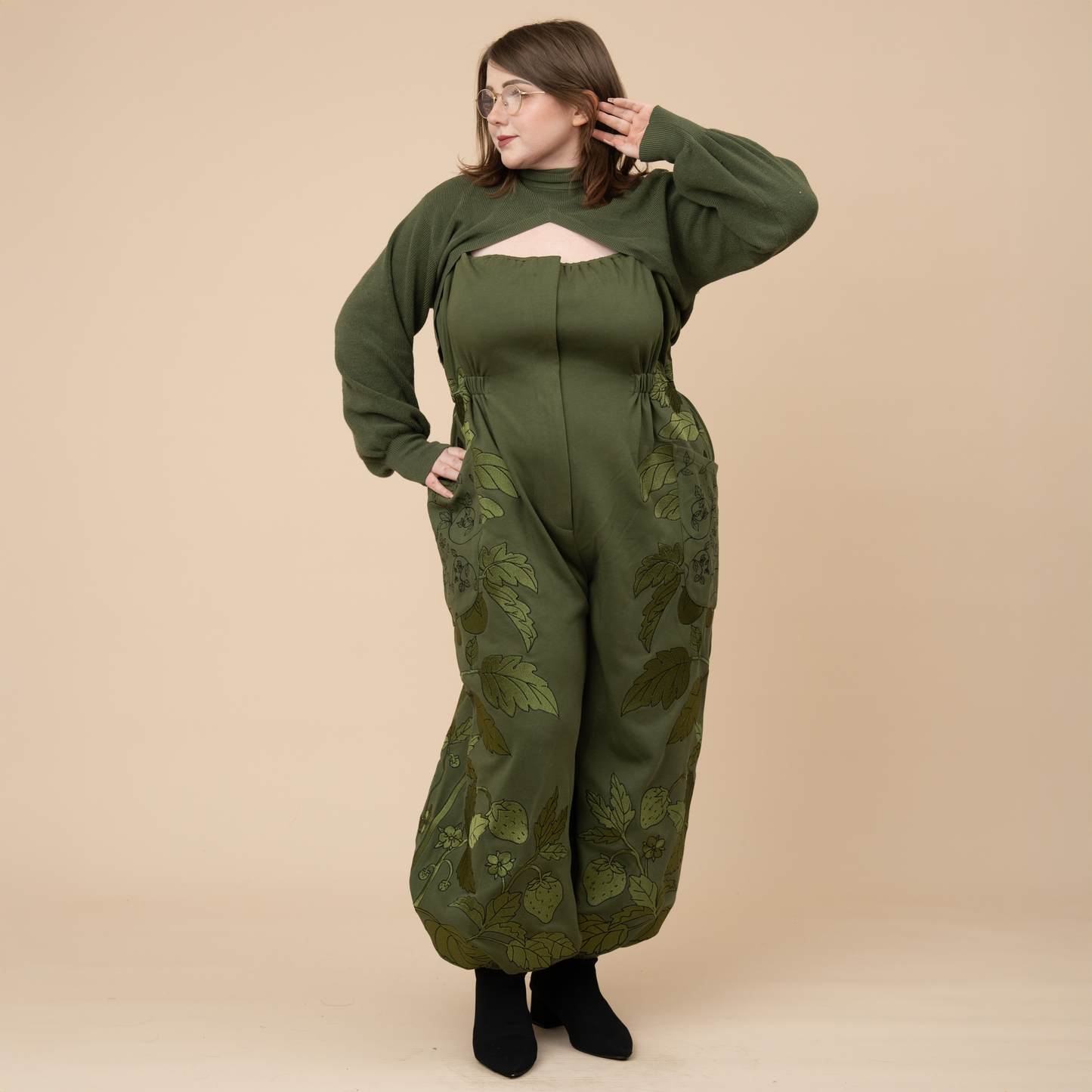 Evergreen "Shirtless Sleeves" Shrug