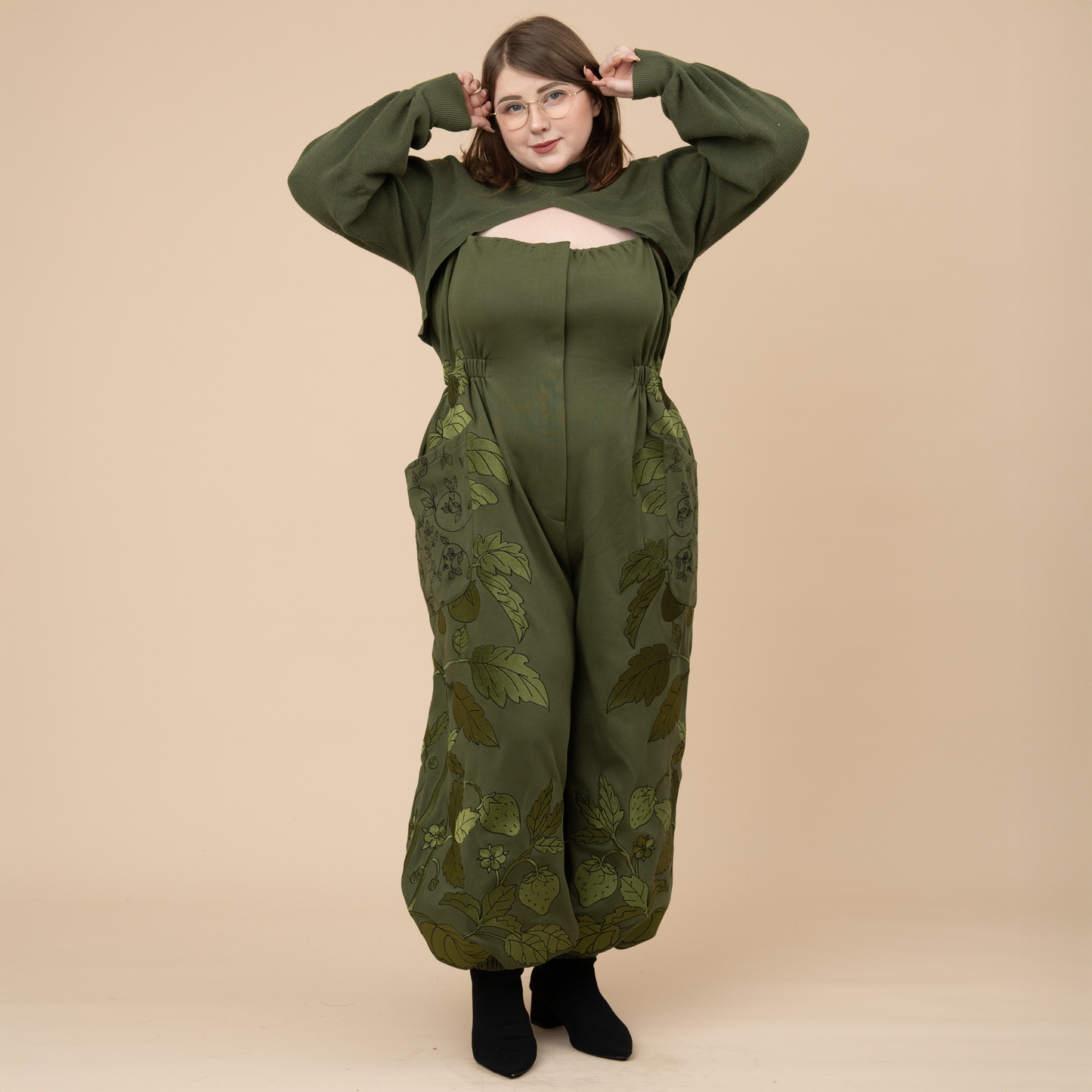 Evergreen "Shirtless Sleeves" Shrug