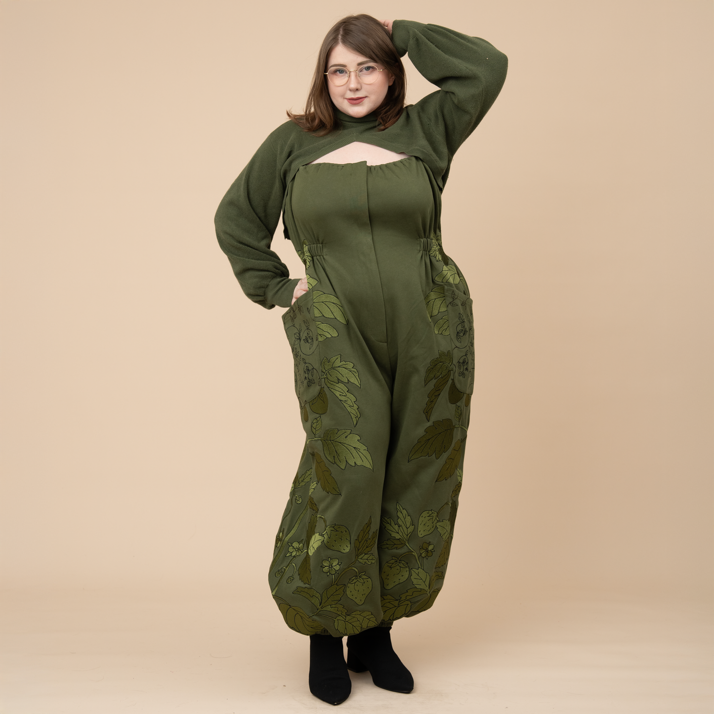 Evergreen "Shirtless Sleeves" Shrug