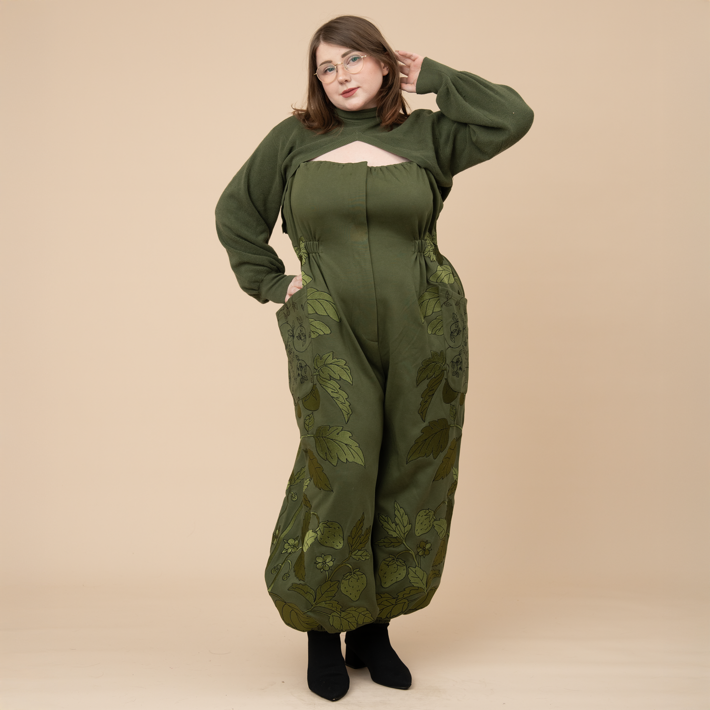 Evergreen "Shirtless Sleeves" Shrug