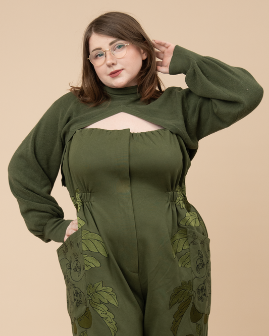 Evergreen "Shirtless Sleeves" Shrug