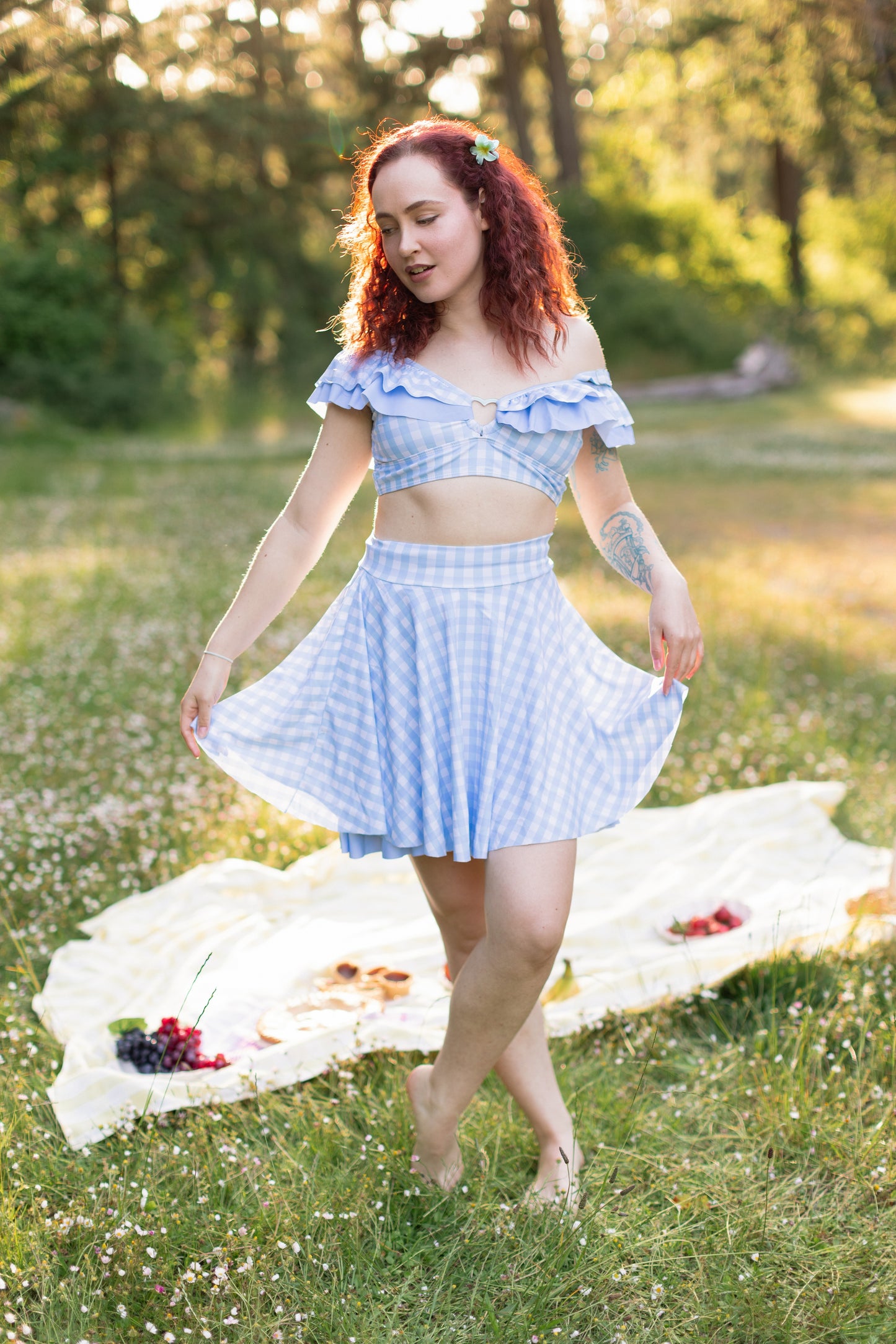Shibuya's Blue Gingham Bikini