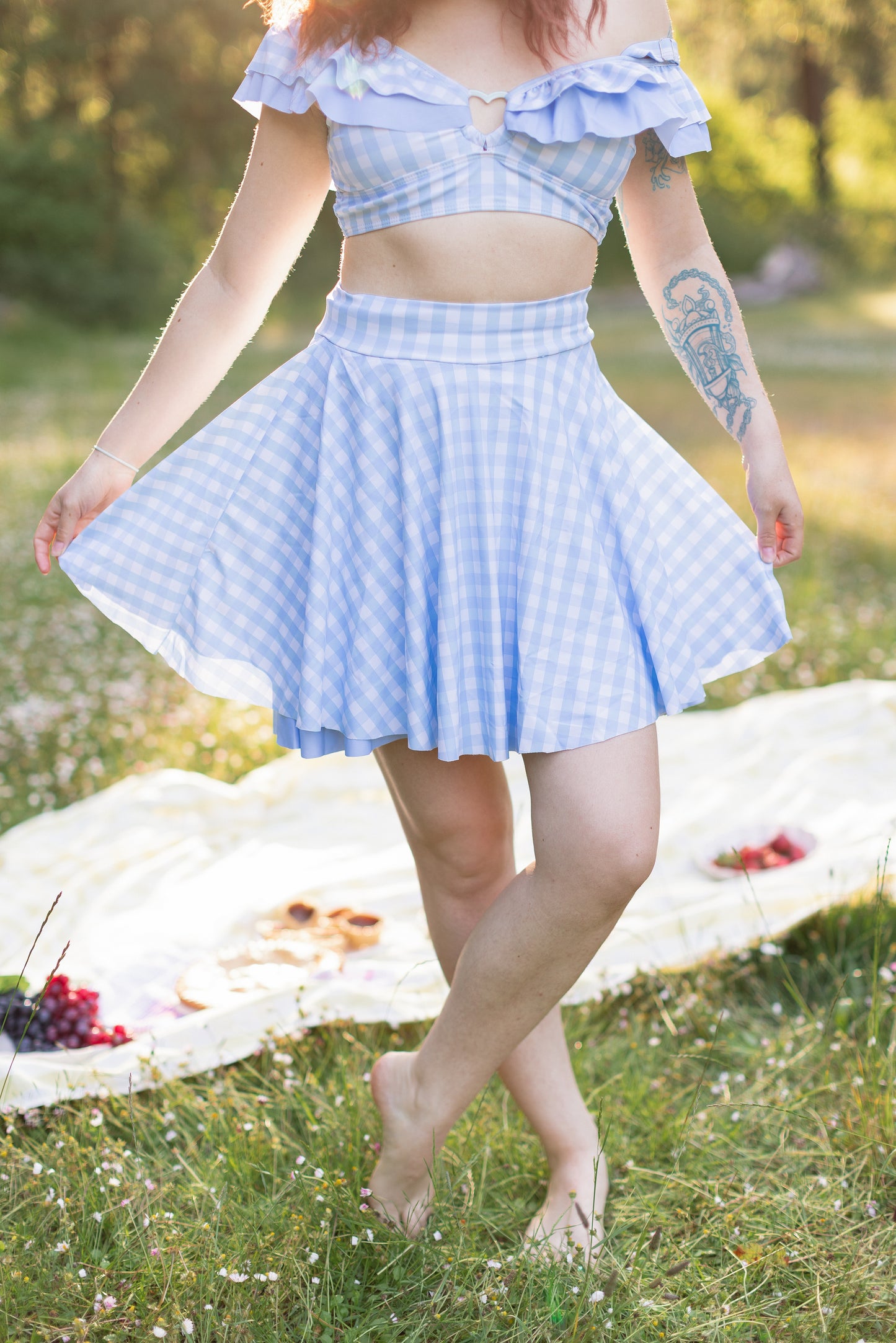 Shibuya's Blue Gingham Bikini