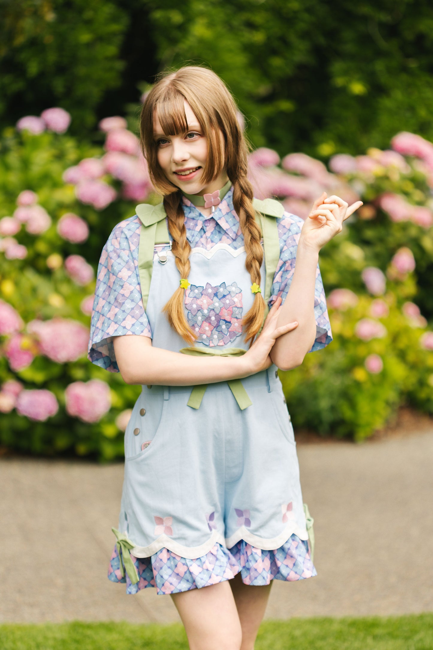 Hydrangea Button Down Shirt (Pre-Order)