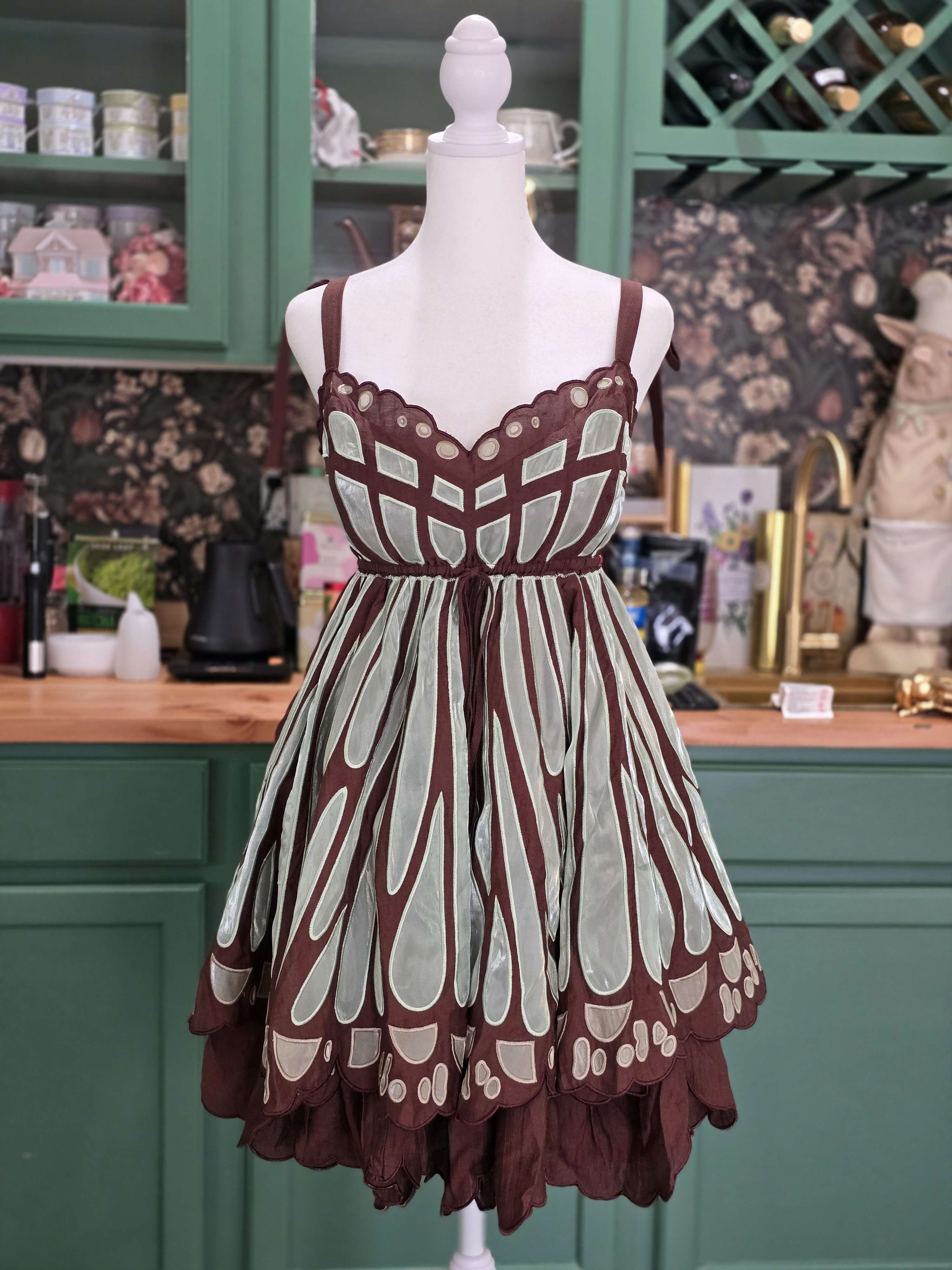 Pre-Order CLOSED) Spanish Moon Moth Dress (ESD August 15th Pre-Order CLOSED) Spanish Moon Moth Dress (ESD August 15th
