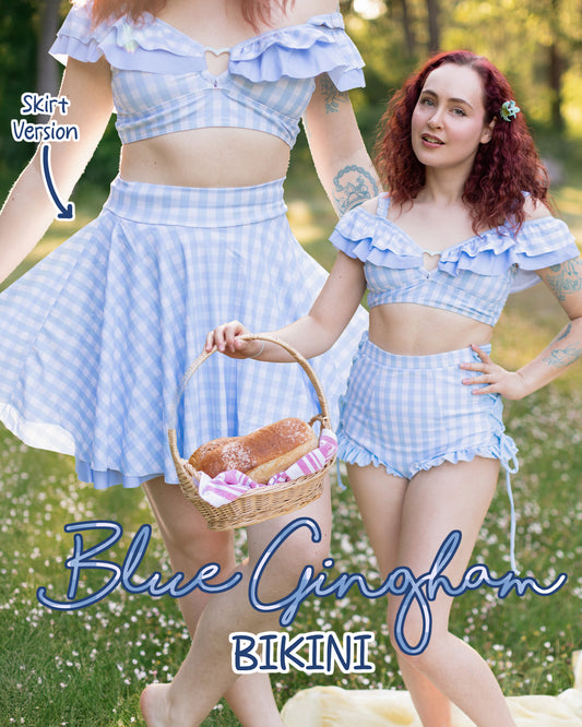 Shibuya's Blue Gingham Bikini