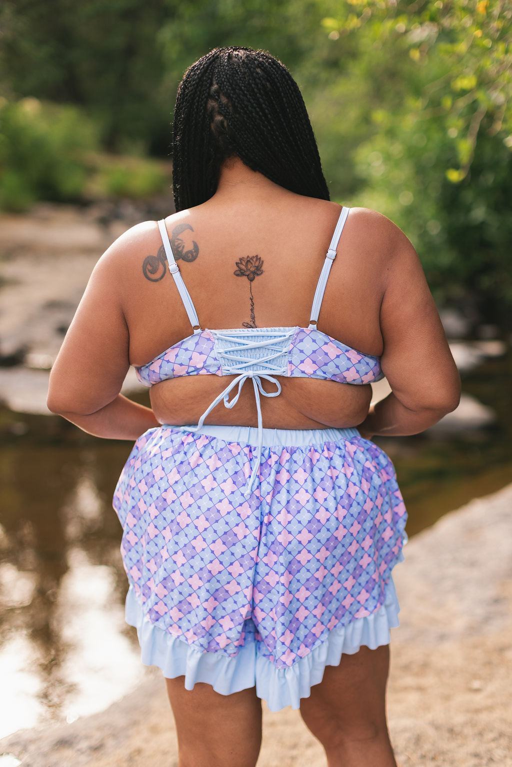 Hydrangea Bikini Top (Full Coverage)