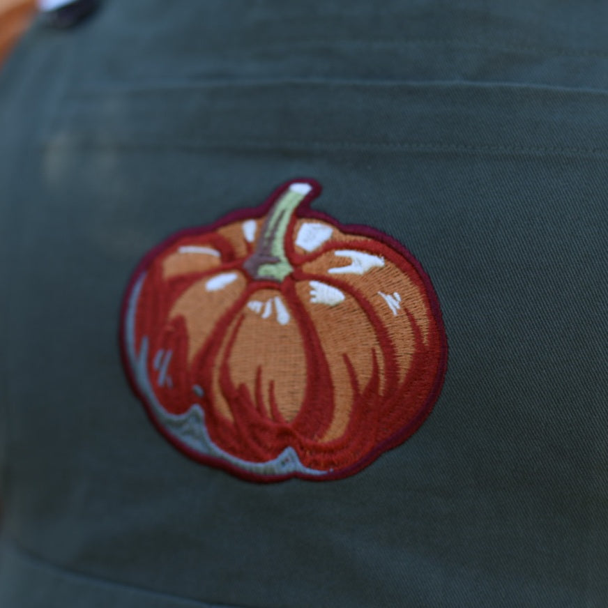 Fall Pumpkin Overalls Dress (Restocking October 25th)