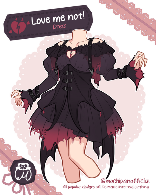 (Pre-Sample Pre-Order™) Love Me Not! Dress & Corset (Estimated Shipping February 2026)
