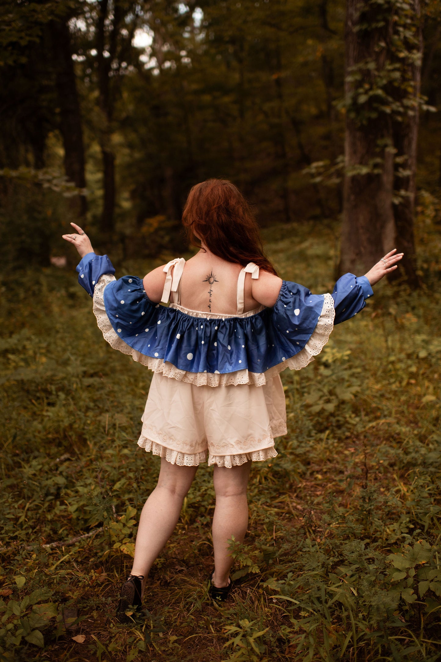 Mushroom Romper (Sleeves/Capes)
