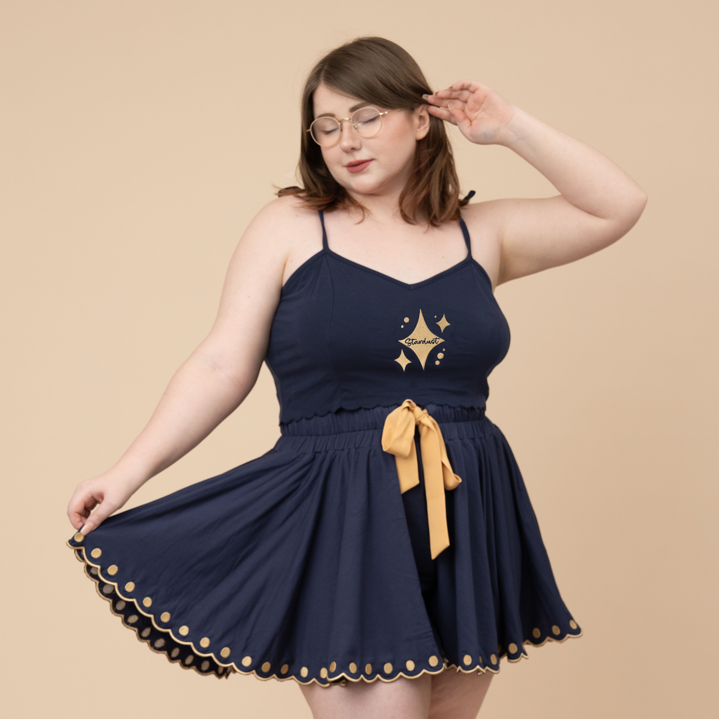 Stardust Pajama Crop Top
