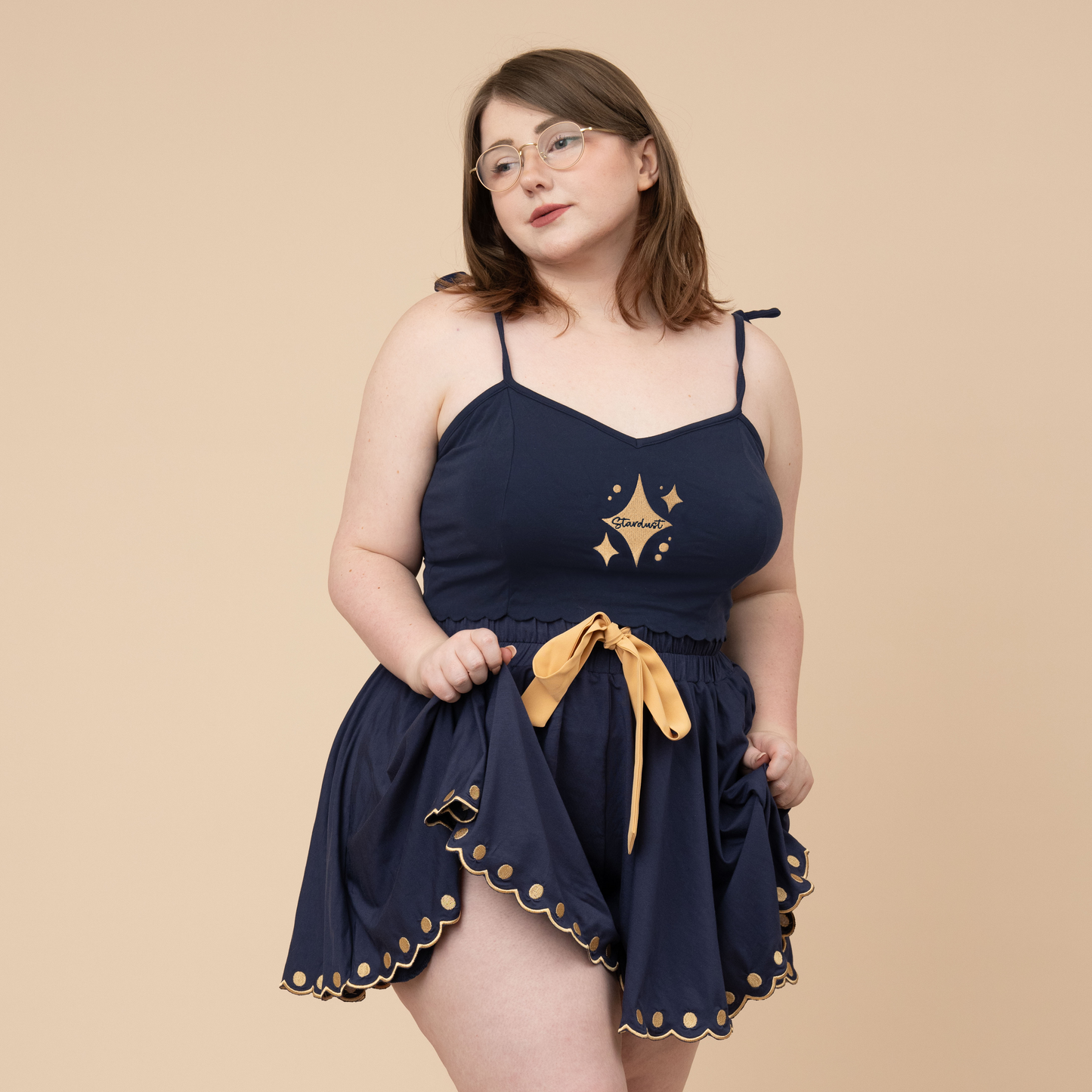 Stardust Pajama Crop Top