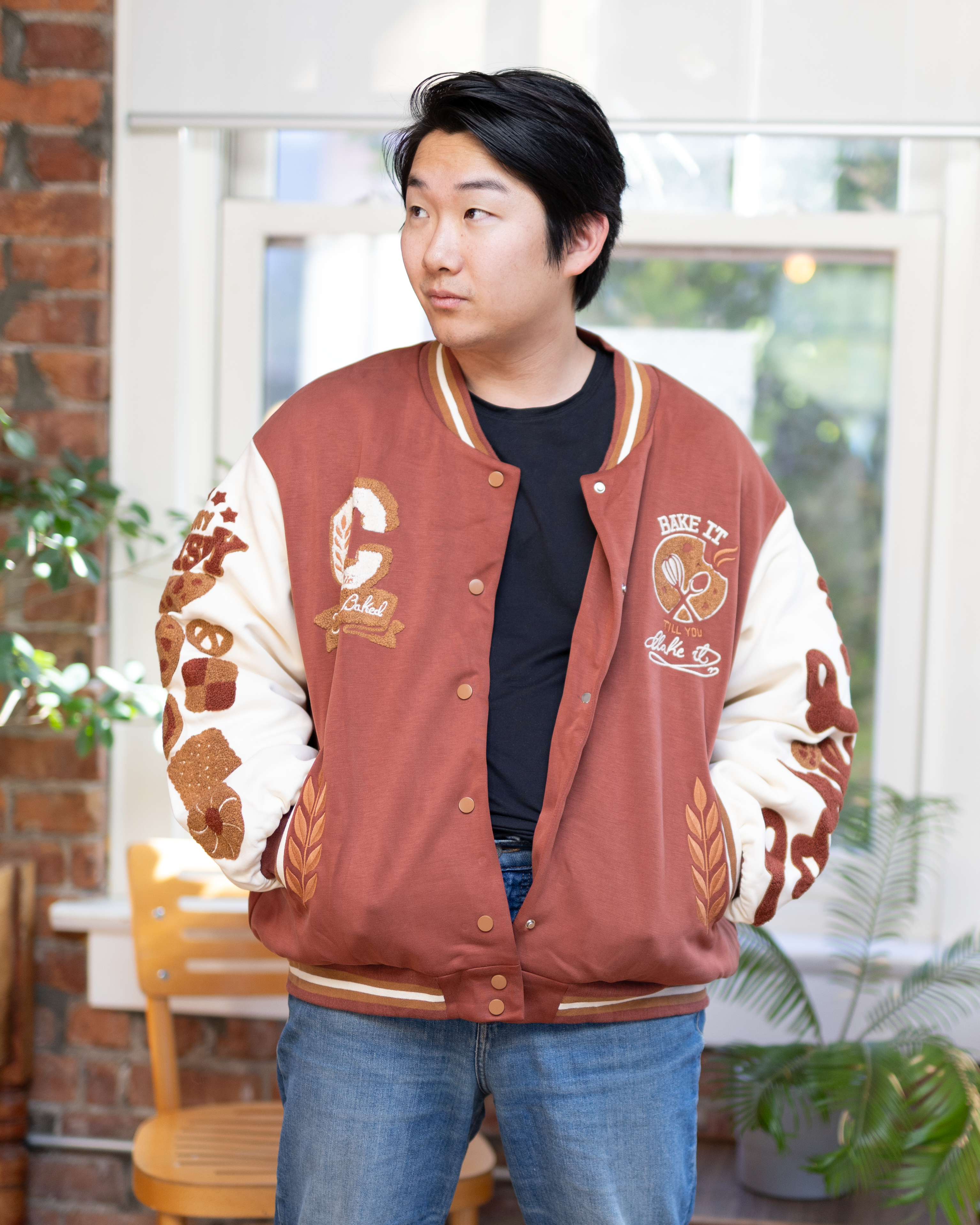Cookie Varsity Jacket – Mochipan