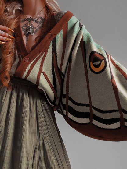 Spanish Moon Moth Cardigan (Restocking June-July 2026)
