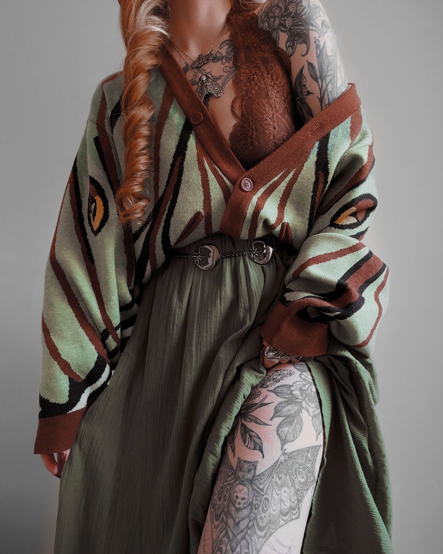 Spanish Moon Moth Cardigan (Restocking June-July 2026)