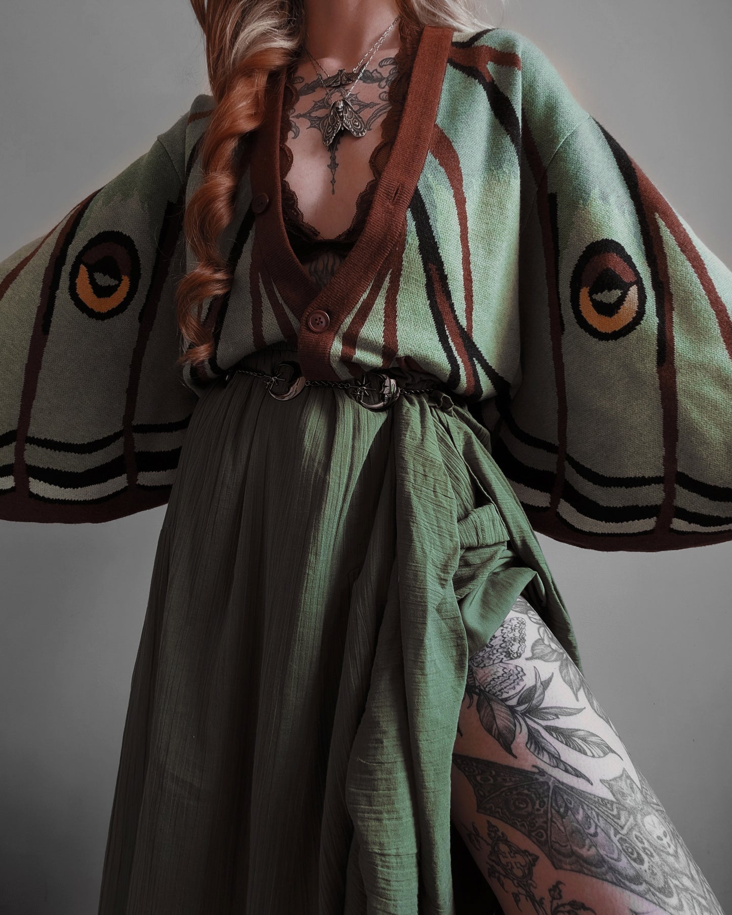 Spanish Moon Moth Cardigan (Restocking June-July 2026)